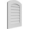 Ekena Millwork Arch Top Surface Mount PVC Gable Vent: Functional, w/ 3-1/2"W x 1"P Standard Frame, 20"W x 26"H GVPAR20X2601SF - alternate 3